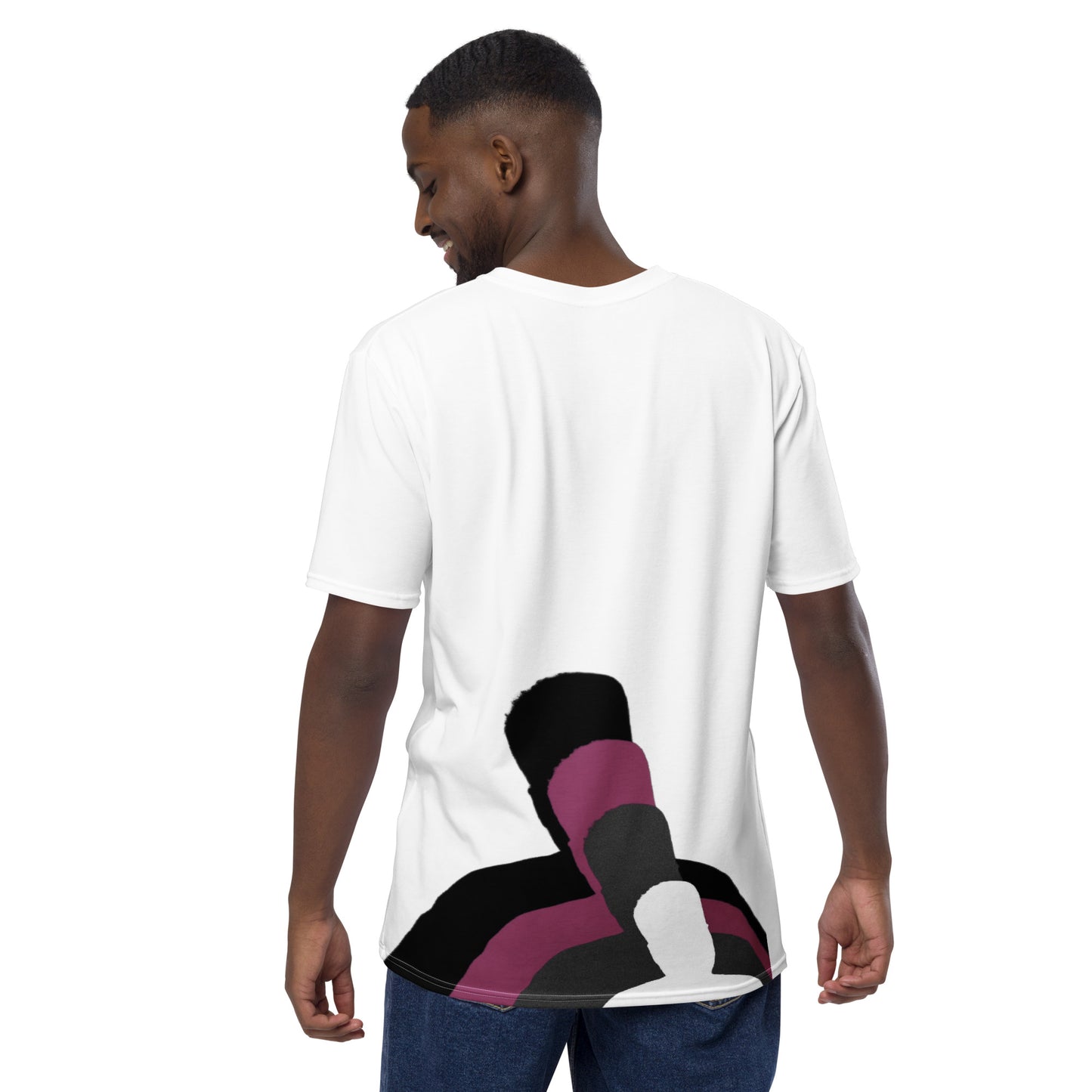 Men's t-shirt - Silhouette on Back