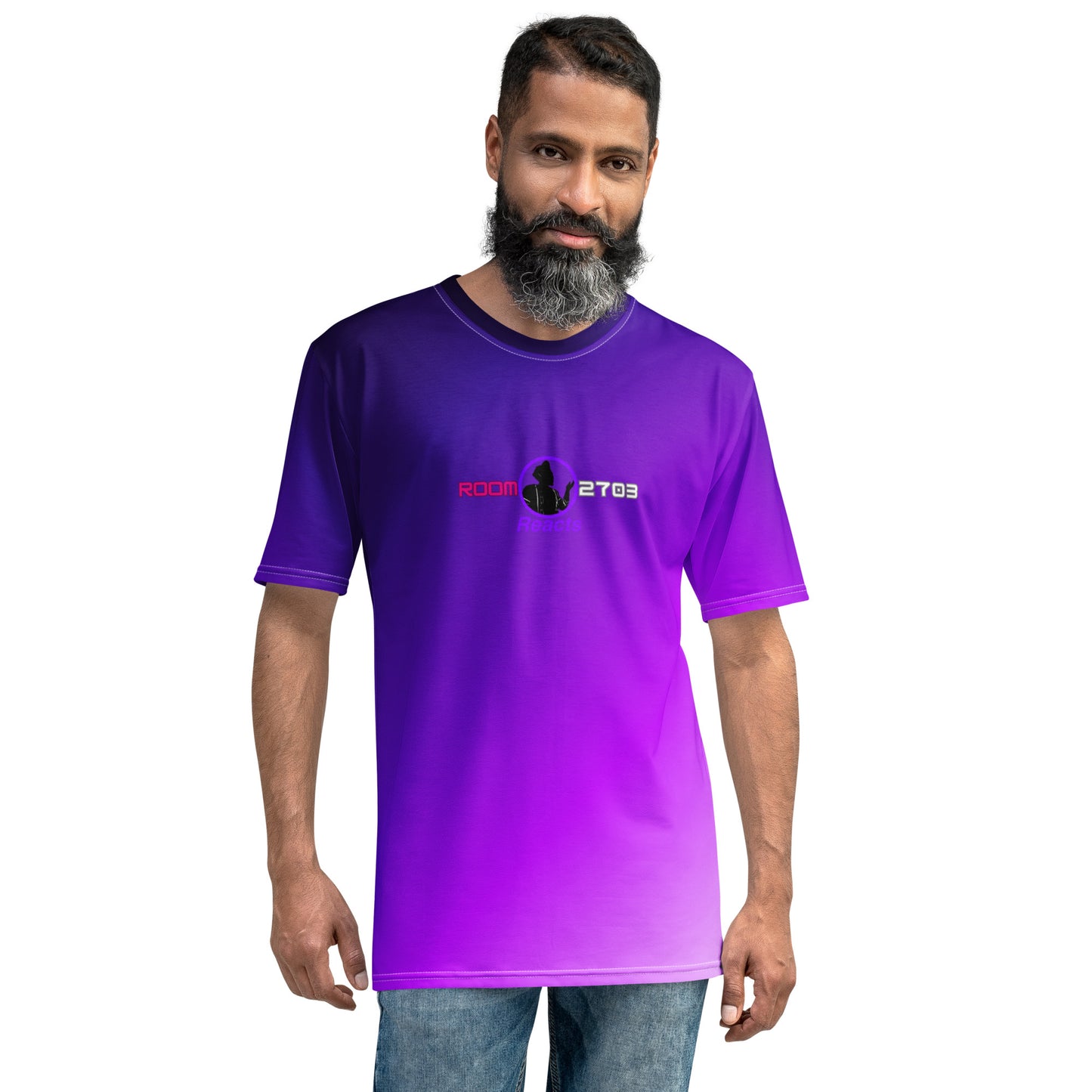 Men's t-shirt - Purple Gradient Plain