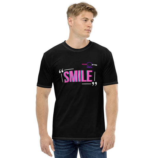 Men's t-shirt - Smile Black