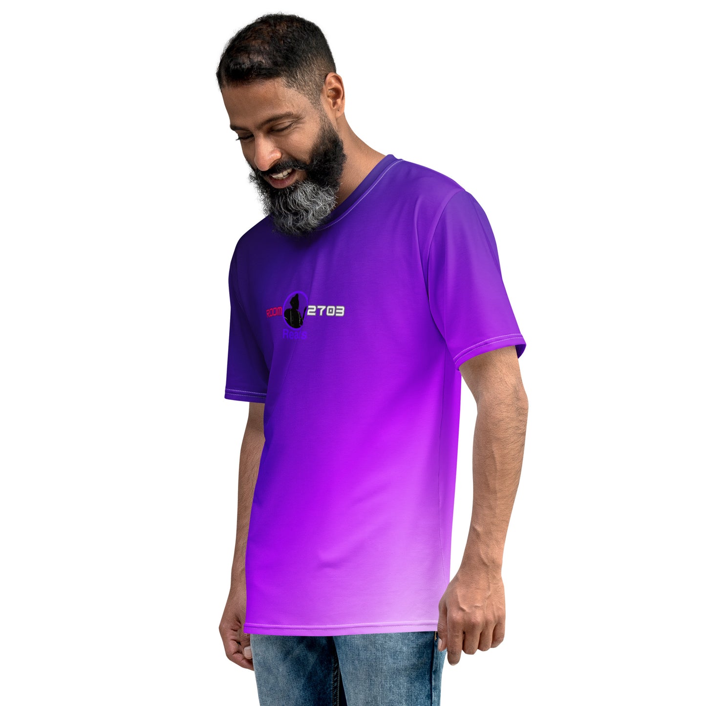 Men's t-shirt - Purple Gradient Plain