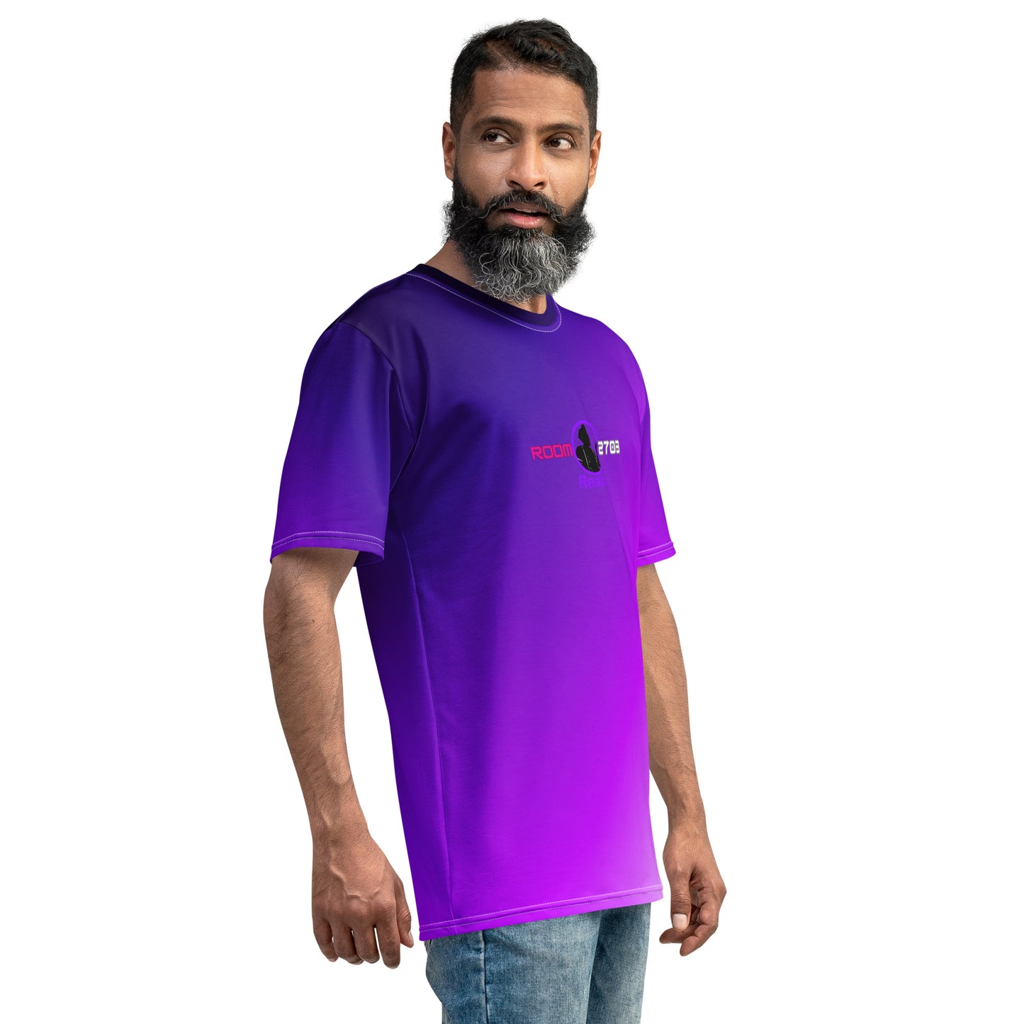 Men's t-shirt - Purple Gradient Plain