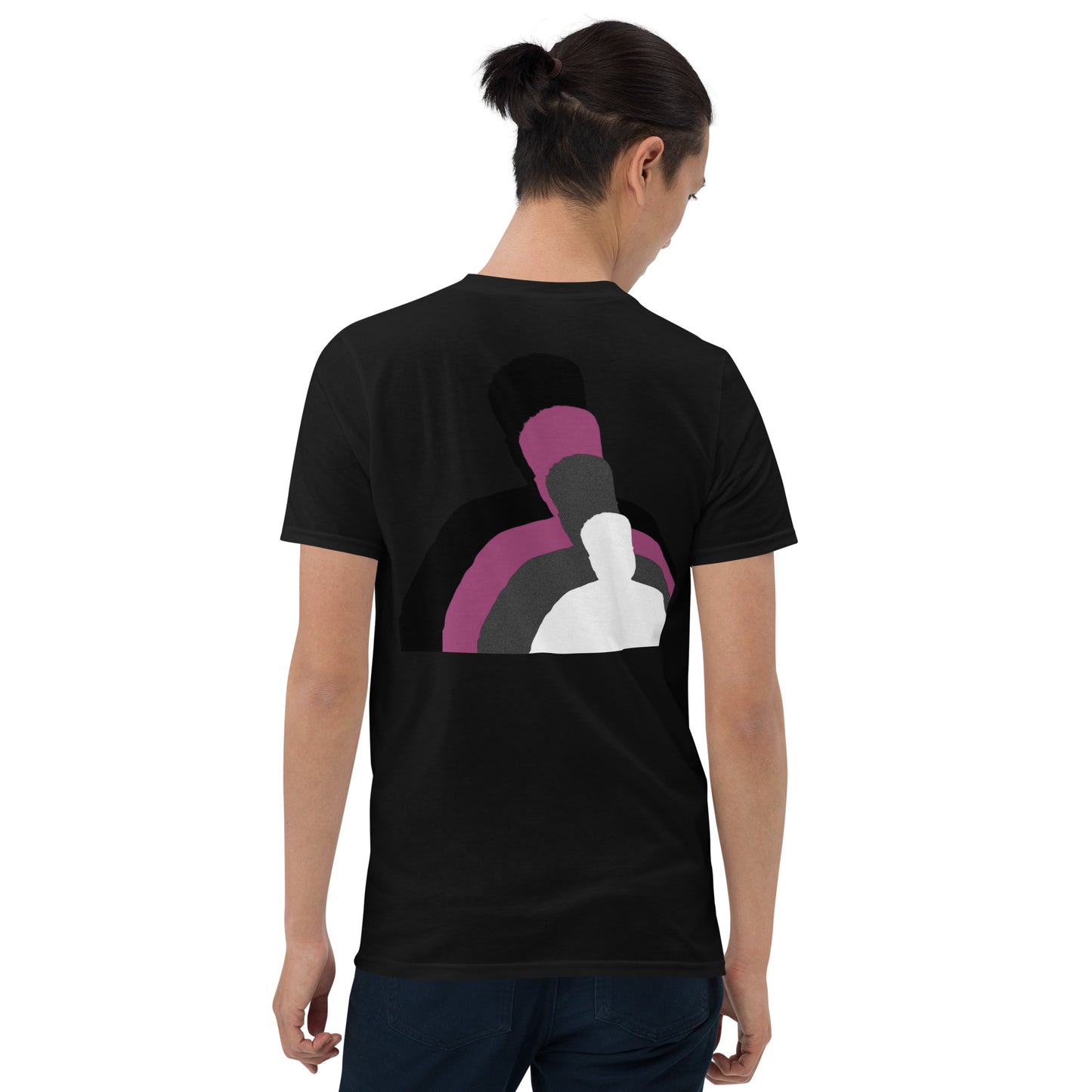 Short-Sleeve Unisex T-Shirt - Silhouette Back Top