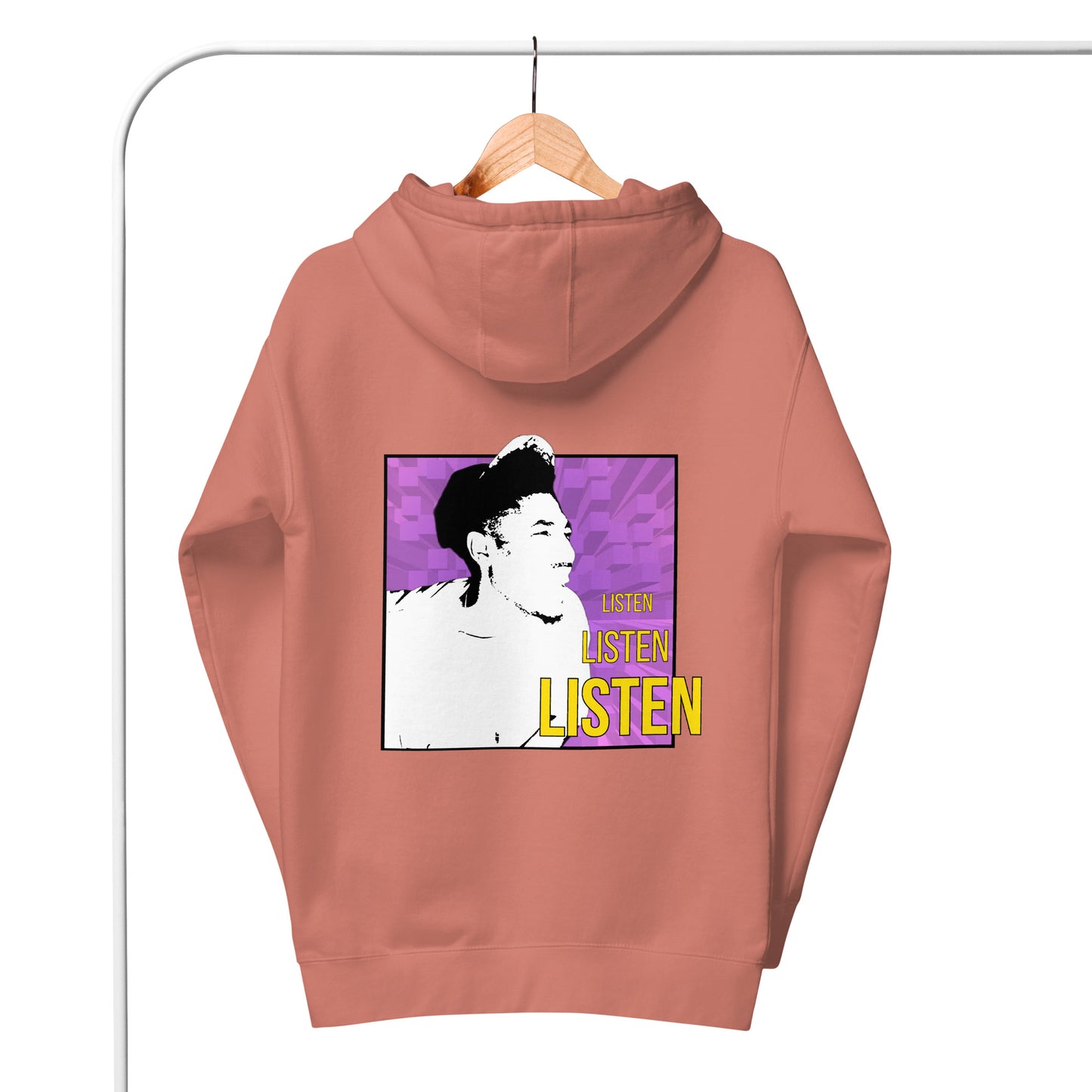 Unisex Hoodie-  Listen!