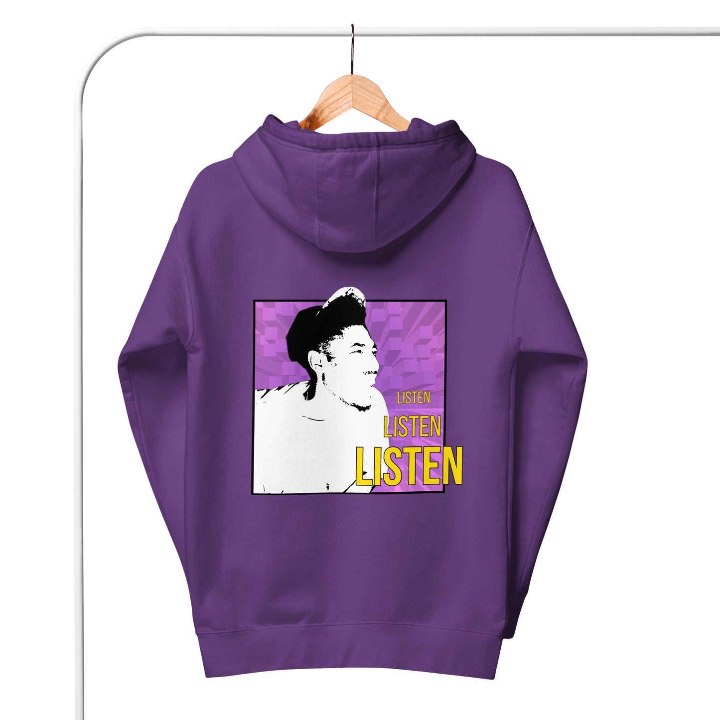 Unisex Hoodie-  Listen!