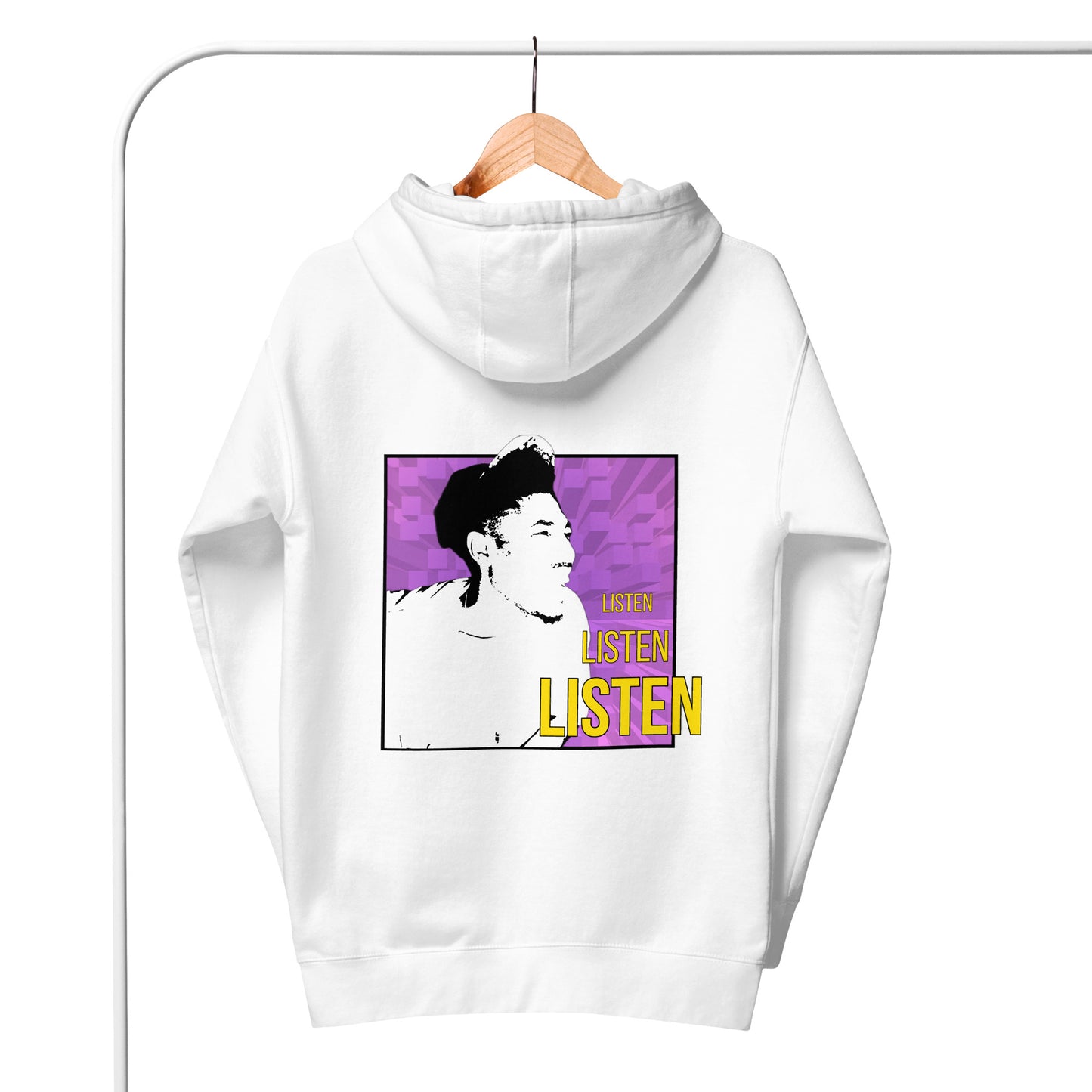 Unisex Hoodie-  Listen!